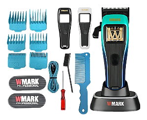 Máquina de Corte Profissional Maglev Wmark NG X1 V10000 - Motor Magnético Vetorial de Alta Potência  - Azul - 3 Cores