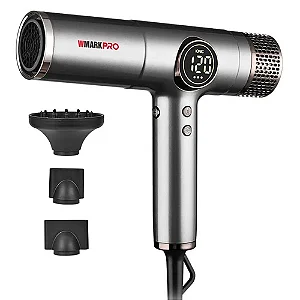 Secador de Cabelo Profissional Wmark NG-9117 2000W Bivolt Motor Brushless com Íons Negativos e Secagem Rápida