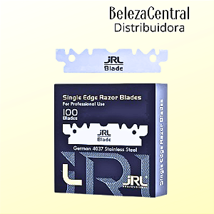 Três Caixinhas de Lâminas JRL Com 100 Metades Cada - Total 300 Metades - Aço Alemão