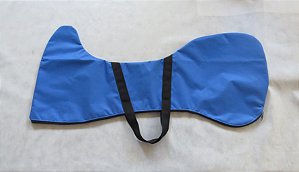 Capa Saco/Sacola de Cobertura Armazenamento Para Proteção e Transporte de Motores Elétricos 36 Libras de Barcos Canoas Em Nylon 600 Gripa Nautica Material Em Cores Lisas Azul Royal Ou Preto