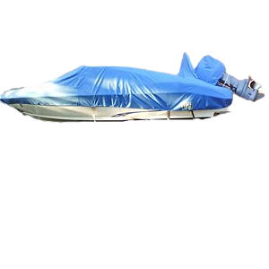 Capa Para Barco Pontão 1200D - Impermeável E Com Capa De Motor