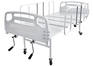 Cama Hospitalar Manual 2 Movimentos Semi Luxo