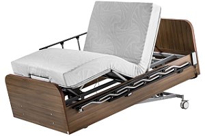 Cama Hospitalar Motorizada Home Care com Leito Extra Largo 1,10m