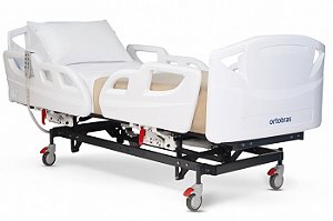 Cama Hospitalar Motorizada Multi-Posições com Elevação de Altura do Leito Bett Care Luxo com Colchão