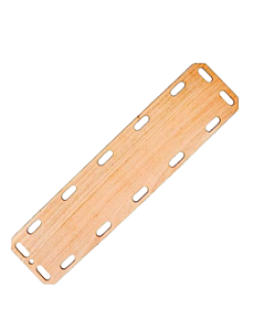 Prancha de Resgate em Madeira Naval 18mm - Acompanha 3 Cintos - Linha Resgate