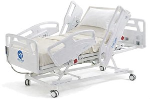 Cama Hospitalar Motorizada 8 Movimentos com Elevação de Altura e Posição de Poltrona com Colchão - 115ELX