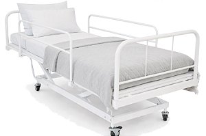 Cama Motorizada Fowler 3 Movimentos Elevação de Altura do Leito com Colchão - FINASSE