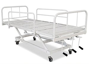 Cama Hospitalar Manual 3 Movimentos com Elevação do Leito - PRATISSE