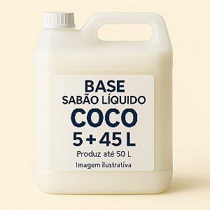 BASE SABÃO LÍQUIDO COCO 5+45 L