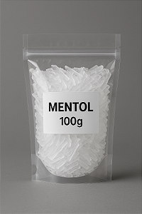 Mentol Cristalino Puro – 100g | Uso Técnico