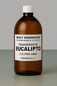 Essência Eucalipto Desinfetante 1L  faz 80 L