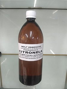 Essência Desinfetante Citronela 1L faz até 80 L