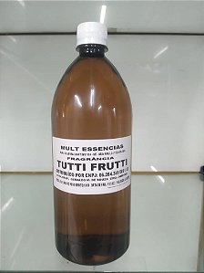 Essência Concentrada Tutti Frutti 1 Litro rende 80 litros.