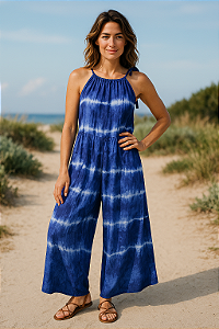 Macacão Geribá Azul Índigo