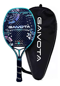 Raquete de beach tennis Fibra de carbono frame 12K GAIVOTA Profissional