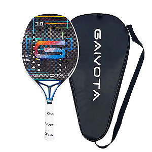 Raquete de beach tennis Fibra de carbono 12K GAIVOTA Profissional