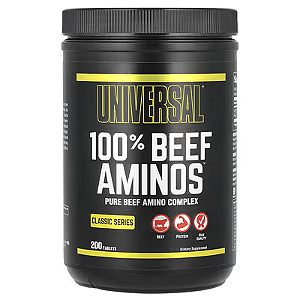 Universal U, Série Clássica, 100% Aminoácidos de Carne Bovina, 200 Comprimidos