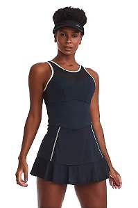 MACAQUINHO SAIA CANDY (BEACH TENNIS) - Preto