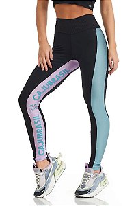 LEGGING NZ SMILING- Preto