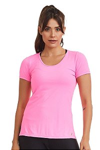 T-SHIRT SLIT CLASSIC - PINK EUFORIA
