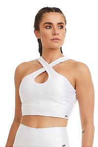TOP CROPPED GLOW / BRANCO