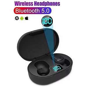 Fones de ouvido sem fio Bluetooth Sports 5.0 com Redução de ruído