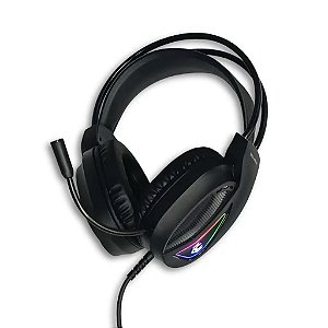 Headset Fone Para Video Gamer Fone de Ouvido Com Microfone RGB LED Para PS4, PS5