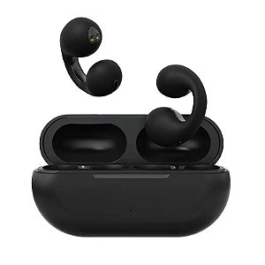 Fones de ouvido Bluetooth sem fio de condução óssea com estojo de carregamento,