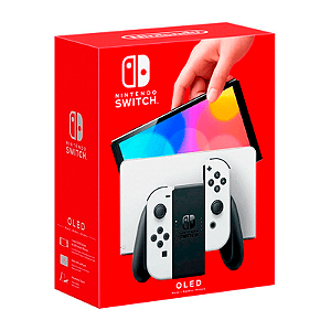 Nintendo Switch OLED com cartão de 128gb Destravado Com 10 Jogos Switch