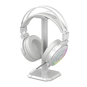 Headset Gamer Redragon Lamia 2, RGB, 7.1 Som Surrond, Drivers 40mm, Branco - H320W-RGB