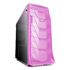 Gabinete Gamer Taurus USB 3.0 Rosa LED Vermelho MYMAX