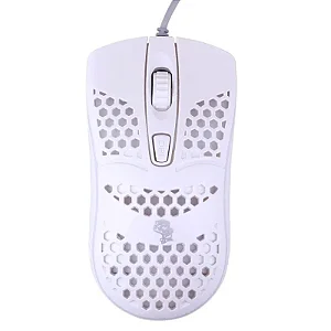 Mouse Gamer 2400dpi ELG Dragon War Light - Branco, 7 Cores, Modelo: MGDWL2