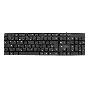 Teclado C3tech Usb 1,20m Abnt2 Multimídia Preto - Kb-m10bk
