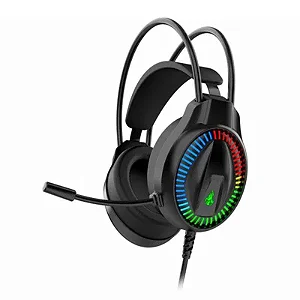 Headset Kmex Gamer RGB, 7.1, Preto - Ar89