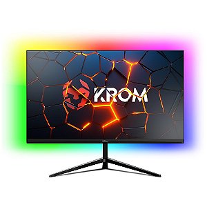 Monitor Gamer Krom 23.8' Full HD, 200Hz, 1ms, HDMI e DisplayPort, HDR 10, G-Sync - NXKROMKERTZ24
