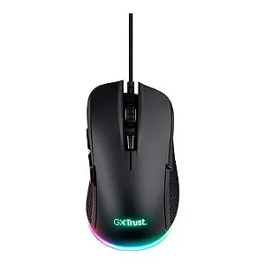 Mouse Gamer Eco Trust GXT 922 Ybar, RGB, 7200DPI, 6 Botões, Preto