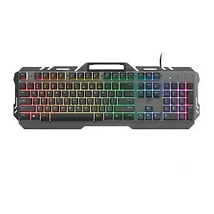 Teclado Gamer Trust Esca Gxt 853 Membrana - Preto.