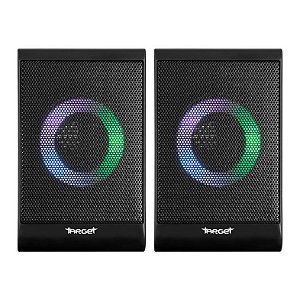 Caixa de Som TGT Eryx, RGB, 2x3W RMS, Preto, TGT-ERX-RGB01