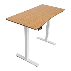 Mesa Office Zinnia Astera, 120cm, Com Regulagem de Altura, Madeira, ZNO-ASRA12-WD01