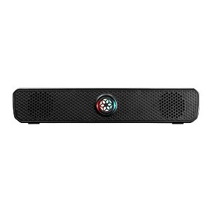 Caixa de Som TGT Voltrix Lite, Rainbow, 2x3W RMS, USB, Preto, TGT-VTX-RB01