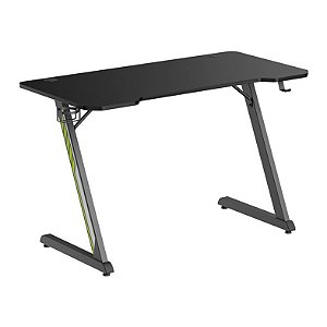 Mesa Gamer Brateck, 120cm, Preto, BRATECK-GMD02E-1