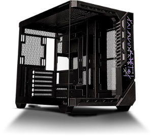 Gabinete Gamer Mancer Hemlok, Mid-Tower, Lateral de Vidro, Preto, s/ fan