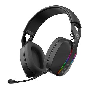 Headset Gamer Marvo Pulz 70W, RGB, Drivers 40mm, Tri-Mode, Preto, HG9086W-BK