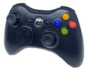 Controle sem fio Kapbom KAP-360G Preto compatível Xbox 360 PC