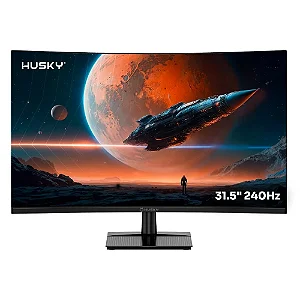Monitor Gamer Curvo Husky Boreal 31.5", FHD, 260Hz, 1ms, Adaptive Sync, VA, DisplayPort e HDMI, HDR - HMG00732PT