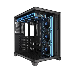 Gabinete Gamer Esgaming Mira Mini Tower Preto