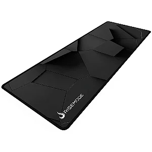 Mousepad Gamer Rise Mode 3D 02, Estendido 900x300mm, Borda Costurada, Preto - RM-MP-3D2-B