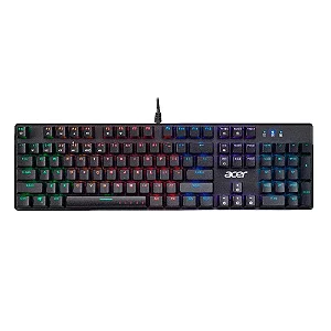 Teclado Mecânico Gamer Acer Nitro NKW202, RGB, Switch Blue, Anti-Ghosting, ABNT2 - GP.KBD11.044
