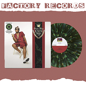 Bruno Mars - 24K Magic (Limited Translucent Green & Custard Splatter) - LP