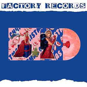 Kylie Minogue - Kylie Christmas (Fully Wrapped - Pink & White Marble) - LP